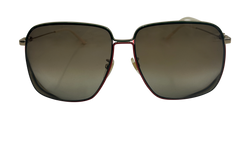 Gucci Gafas Graduadas Rectangulares,Metal Plata, Hombre,2*1
